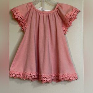 Shabby Chic Flutter Sleeve Dress/Tunic